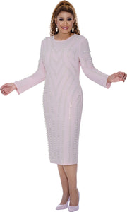 Dorinda Clark Cole 309551 Light Scuba Pearl Dress