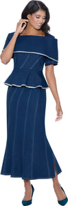 Devine Sport 800242 Portrait Collar Skirt Set