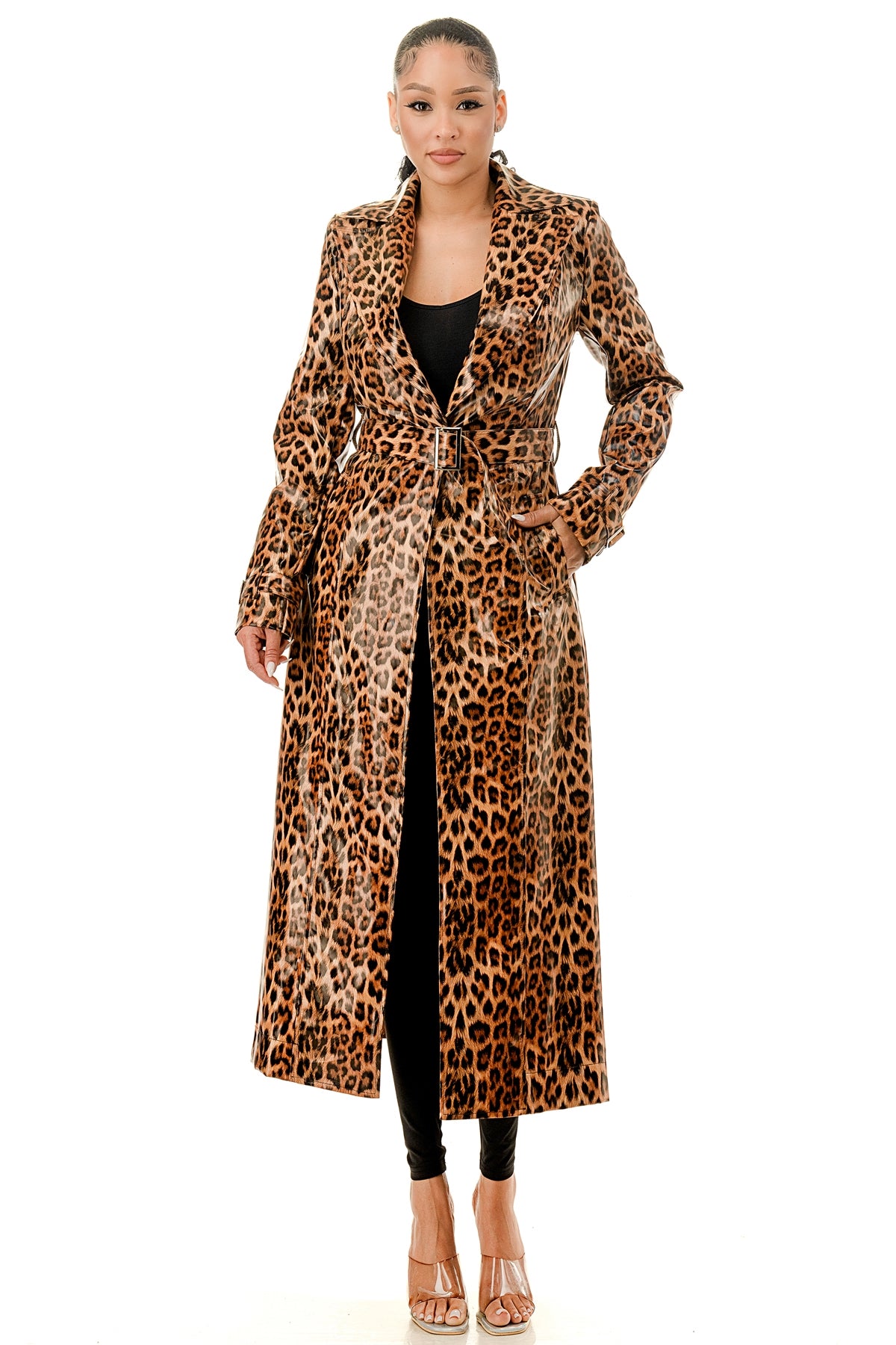 Leopard Long Print Jacket