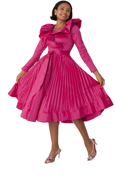 Ruffled Pleated dress