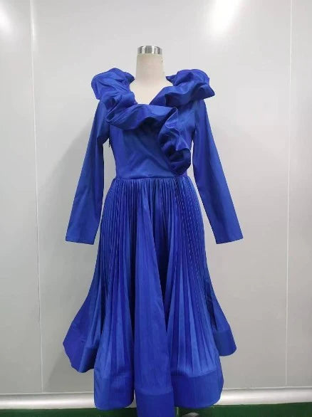 Ruffled Pleated dress