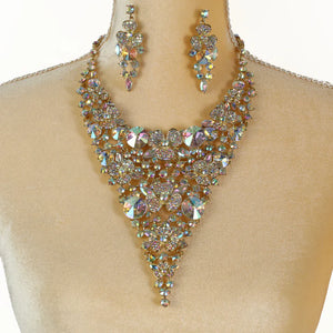 Crystal Evening Necklace Set