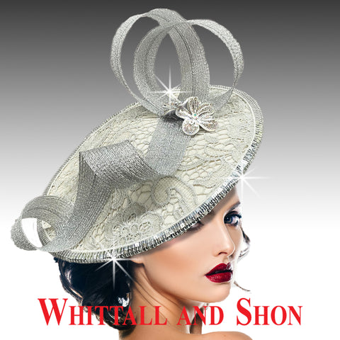 FA3035 MARJIE - Lace Platter Fascinator