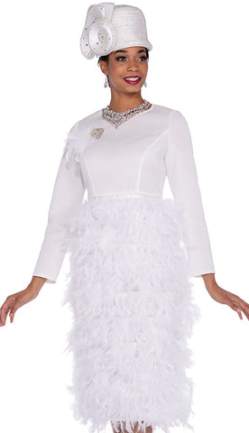 Aussie Austine 5928 - Feather Layered dress