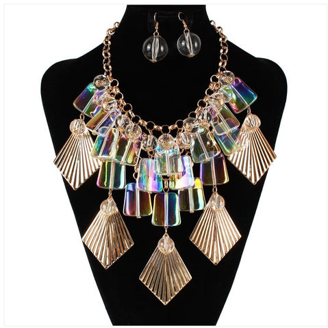 Fashion Chunky Necklace Set