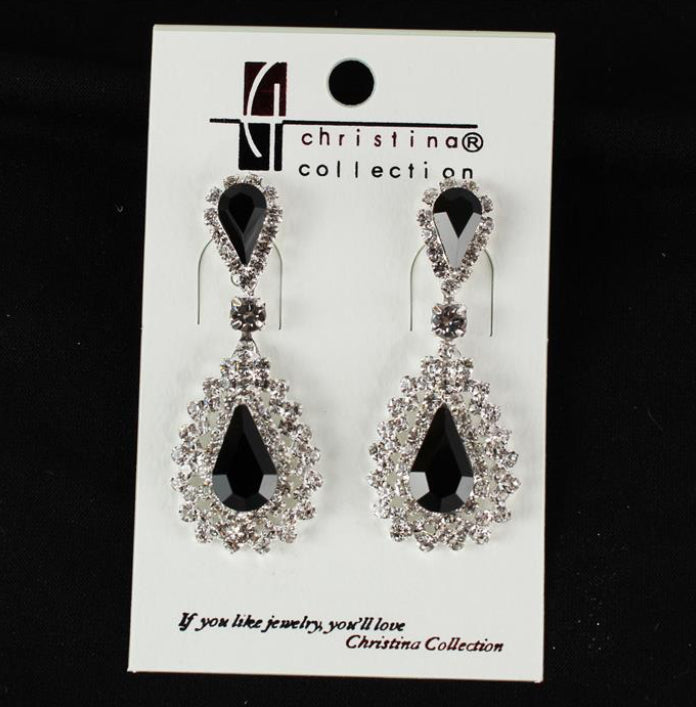 Rhinestones Teardrop Earring