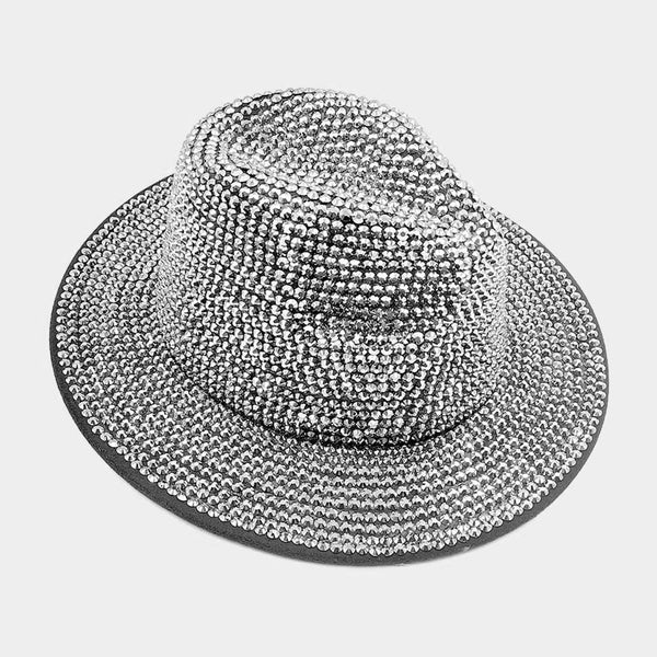 Bling Studded Panama Hat