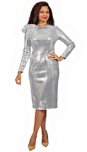 Diana 8563 - Shimmer shift dress