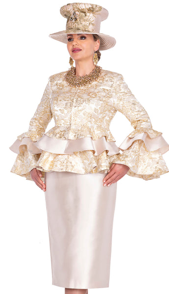 Aussie Austine 5922 - Satin twill skirt suit