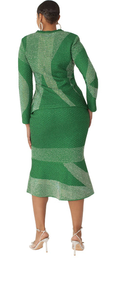 Liorah knit 7312 - Emerald green