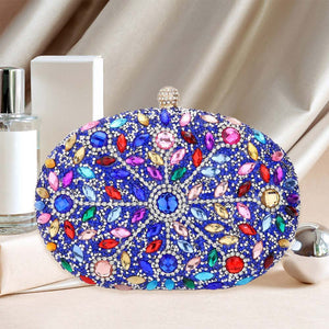 Marquise Stone Accented Bling Evening / Clutch Bag