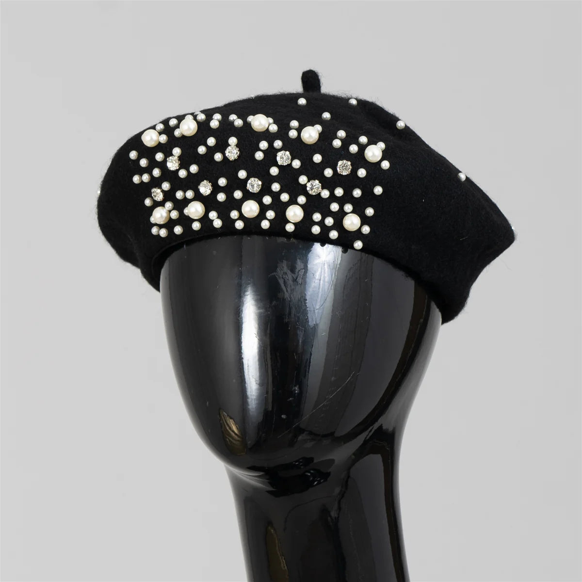 Embellished Pearl Beret