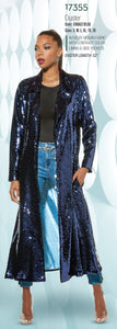 Sequin Duster Coat